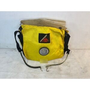 Cannondale Bicycle Handlebar Bag Large Yellow Vintage Cycling 10x9x4 in
